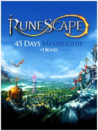 Jagex Runescape 45 Day Membership Plus 1 Bond PC Game